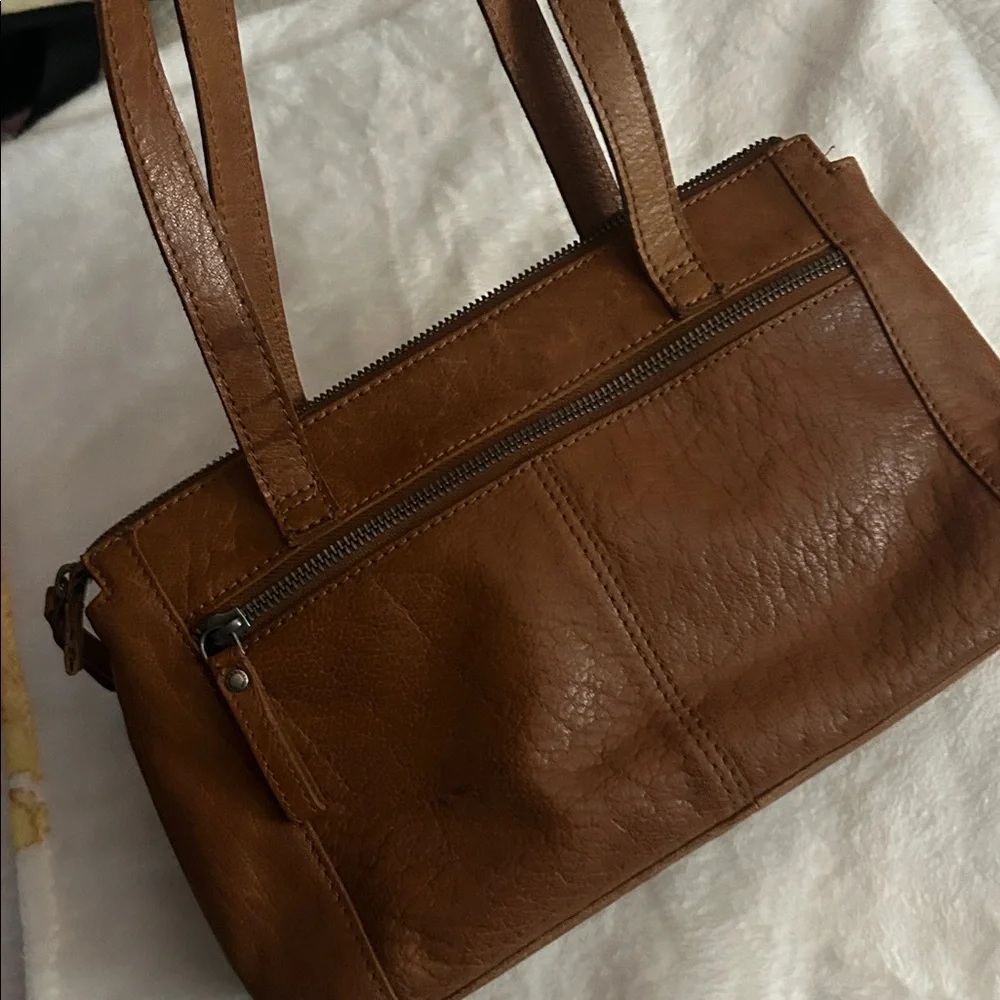 SPIKES & SPARROW Brown leather bag women - Picture 5 of 5